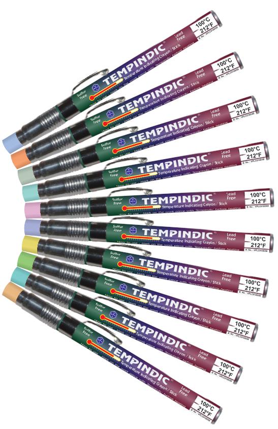 temperature indicating crayons welding