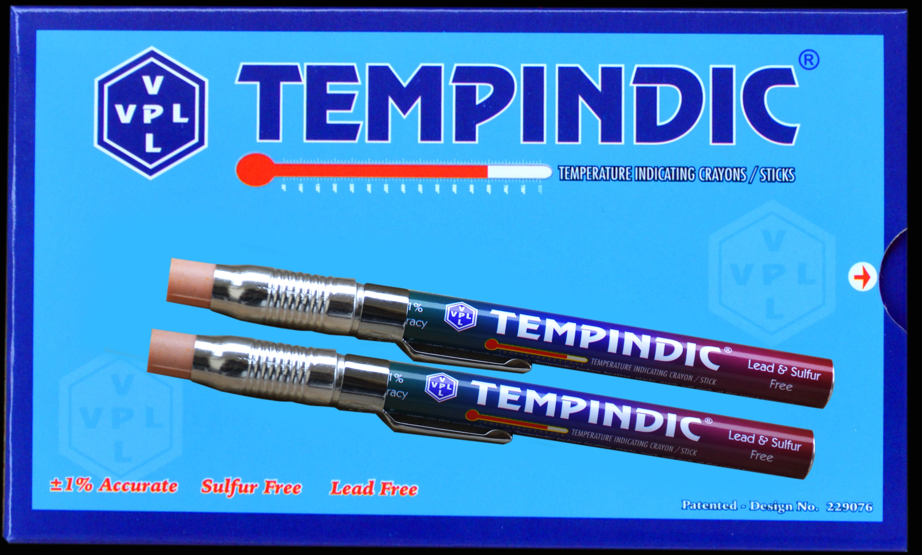 temperature indicating stick